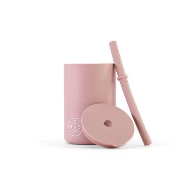 Drinking cup with straw - Lilac - MKS Miminoo