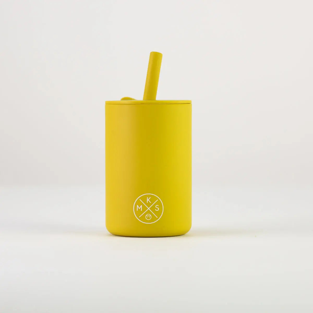 Drinking cup with straw - Mustard - MKS Miminoo