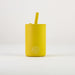 Drinking cup with straw - Mustard - MKS Miminoo