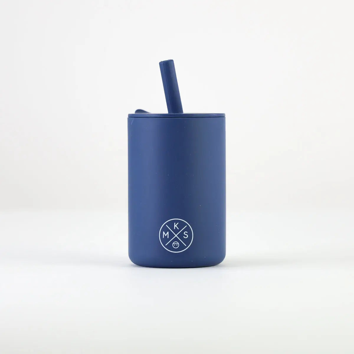 Drinking cup with straw - Navy - MKS Miminoo