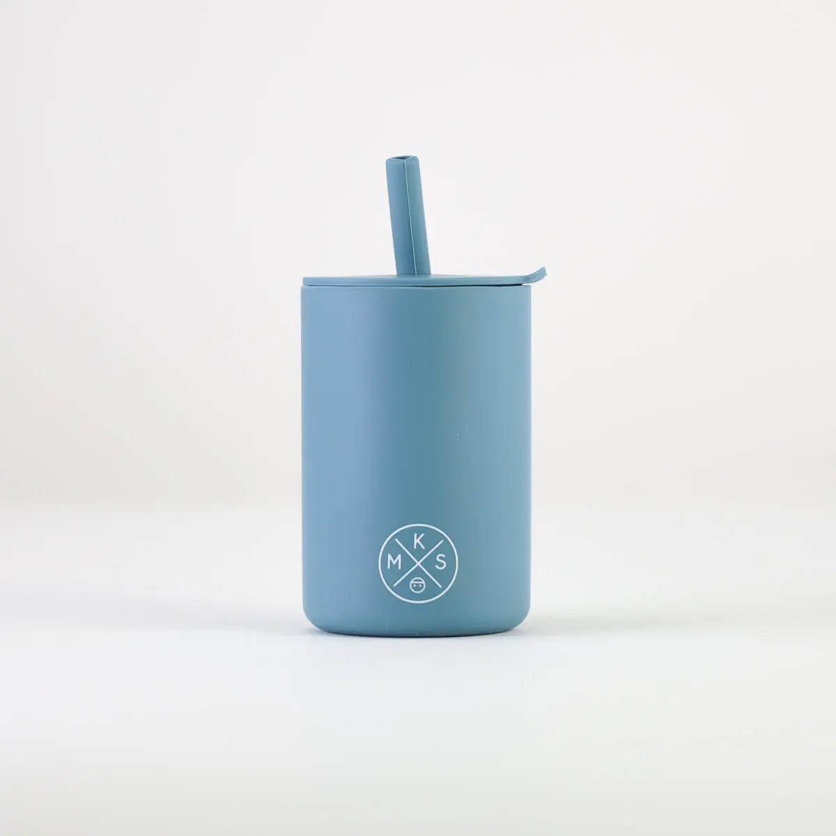 Drinking cup with straw - Petroleum - MKS Miminoo