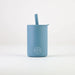 Drinking cup with straw - Petroleum - MKS Miminoo