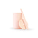 Drinking cup with straw - Soft pink - MKS Miminoo