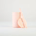 Drinking cup with straw - Soft pink - MKS Miminoo