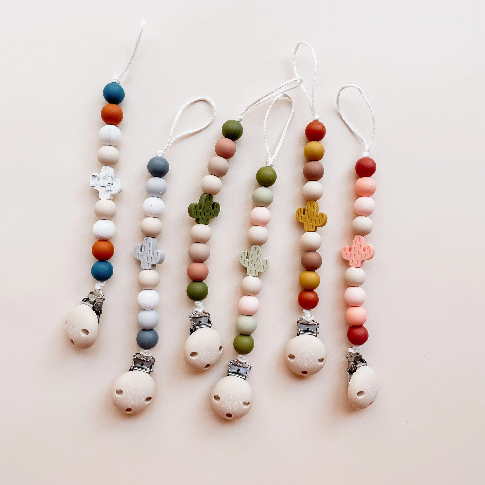 Pacifier clip & Teether Holder Cactus - MKS Miminoo