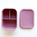 Silicone Bento Lunch & Snack Box for kids & adults Desert Rose - MKS Miminoo