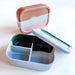 Silicone Bento Lunch & Snack Box for kids & adults Marble Terracotta "Sedona" - MKS Miminoo