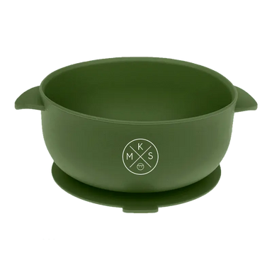 Silicone Bowl with lid - Forest Green - MKS Miminoo