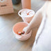 Silicone Bowl with lid - Light grey - MKS Miminoo