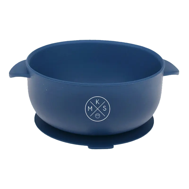 Silicone Bowl with lid - Navy - MKS Miminoo
