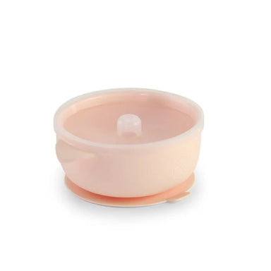Silicone Bowl with lid - Soft Pink - MKS Miminoo