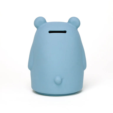 Silicone Piggy Bank Bear Blue - MKS Miminoo