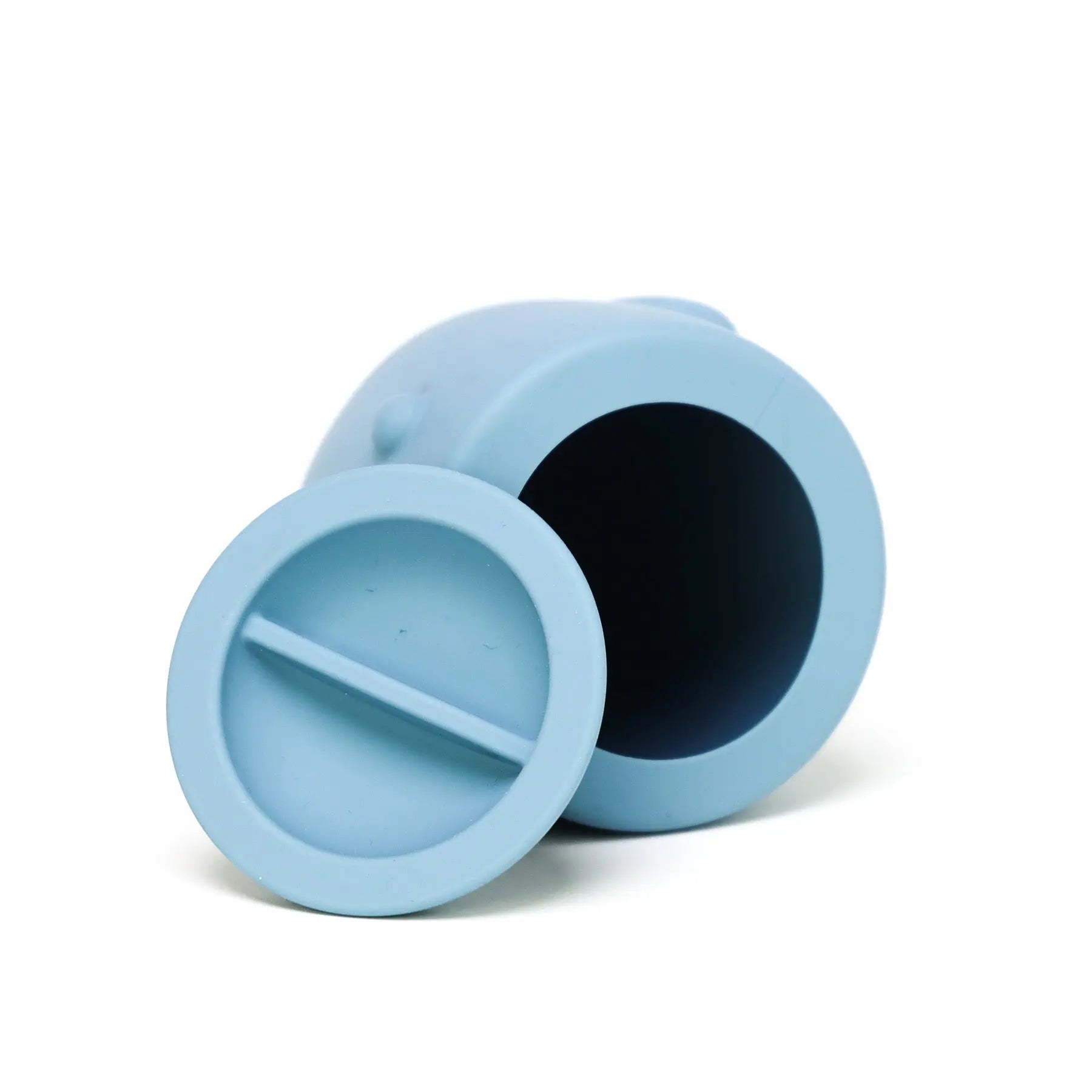 Silicone Piggy Bank Bear Blue - MKS Miminoo