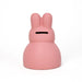 Silicone Piggy Bank Bunny PInk - MKS Miminoo