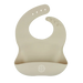 Silicone Pocket Bib in Beige A BIB by MKS Unbreakable, durable and low maintenance dinnerware by MKS Distribution LLC Gilbert Phoenix USA. Modern trendy minimalist design.