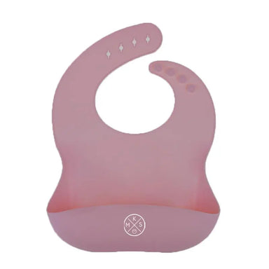 Silicone Pocket Bib - Dusty PInk BIB MKS MIMINOO 