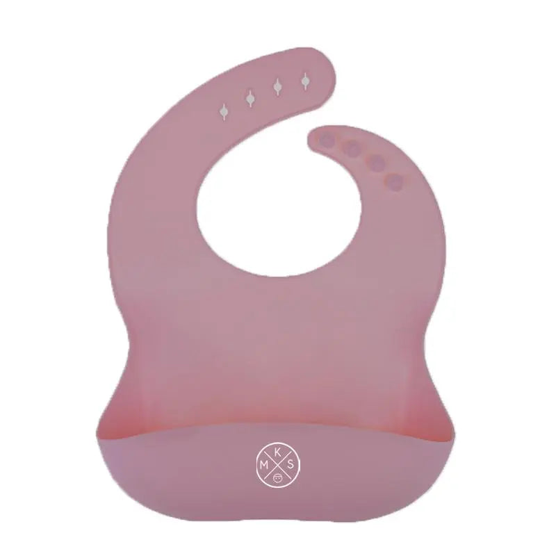 Silicone Pocket Bib - Dusty PInk BIB MKS MIMINOO 