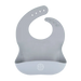 Silicone Pocket Bib in Light Grey A BIB by MKS Unbreakable, durable and low maintenance dinnerware by MKS Distribution LLC Gilbert Phoenix USA. Modern trendy minimalist design.