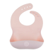 Silicone Pocket Bib in Soft Pink A BIB by MKS Unbreakable, durable and low maintenance dinnerware by MKS Distribution LLC Gilbert Phoenix USA. Modern trendy minimalist design.
