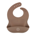 Silicone Pocket Bib in Taupe A BIB by MKS Unbreakable, durable and low maintenance dinnerware by MKS Distribution LLC Gilbert Phoenix USA. Modern trendy minimalist design.