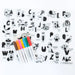 Silicone Reusable Coloring Mat & Markers Set - ABC Animals - MKS Miminoo