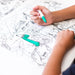Silicone Reusable Coloring Mat & Markers Set - Dinos Party - MKS Miminoo
