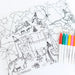 Silicone Reusable Coloring Mat & Markers Set - Dinos Party - MKS Miminoo