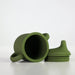 Silicone Sippy Cup with lid and handles Army Green - MKS Miminoo