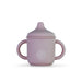 Silicone Sippy Cup with lid and handles Lilac - MKS Miminoo