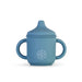Silicone Sippy Cup with lid and handles Petrol - MKS Miminoo