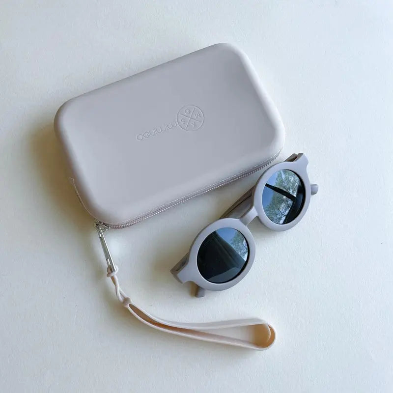 Silicone Waterproof Multipurpose Purse & Sunglasses Case Beige - MKS Miminoo