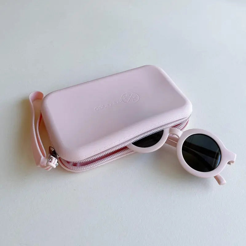 Silicone Waterproof Multipurpose Purse & Sunglasses Case Blush Pink - MKS Miminoo