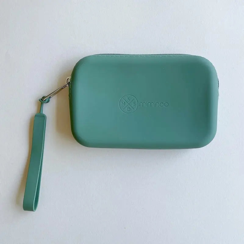 Silicone Waterproof Multipurpose Purse & Sunglasses Case Sage - MKS Miminoo