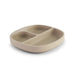 Silicone suction kids plate w/ dividing sections Beige - MKS Miminoo
