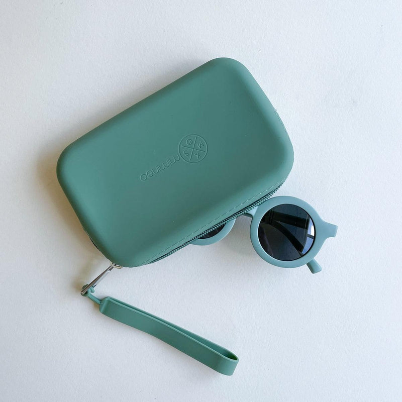 Silicone Waterproof Multipurpose Purse & Sunglasses Case Sage