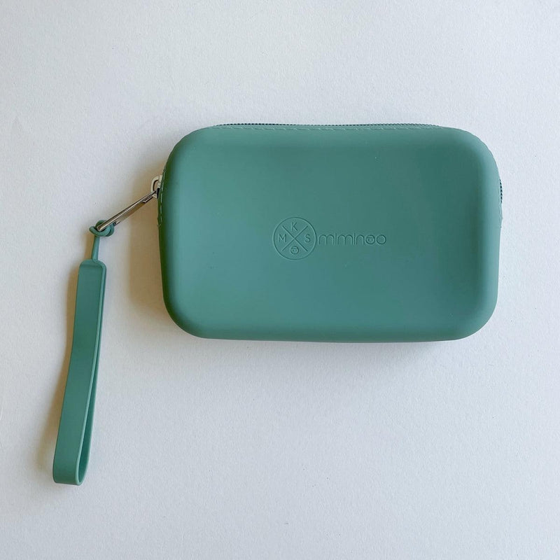 Silicone Waterproof Multipurpose Purse & Sunglasses Case Sage