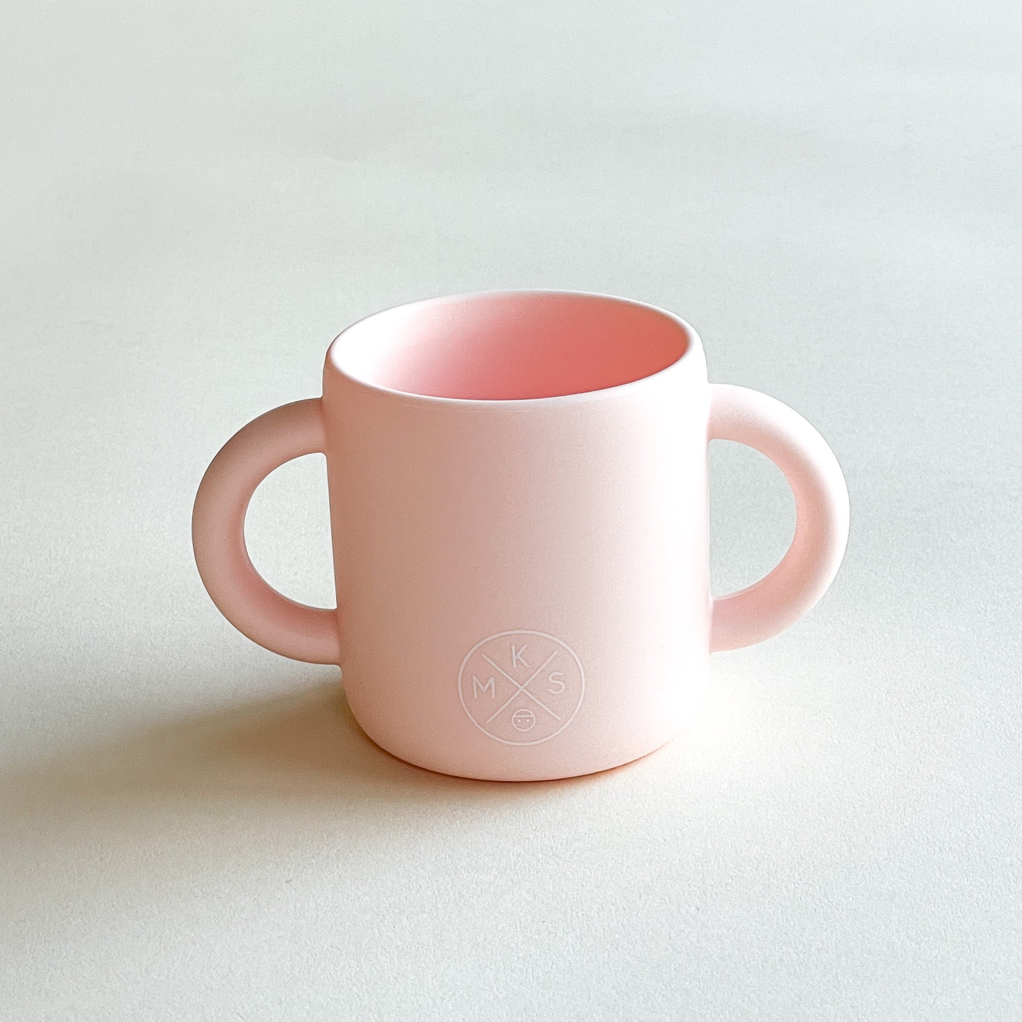 Silicone drinking cup for toddlers & kids - Soft Pink