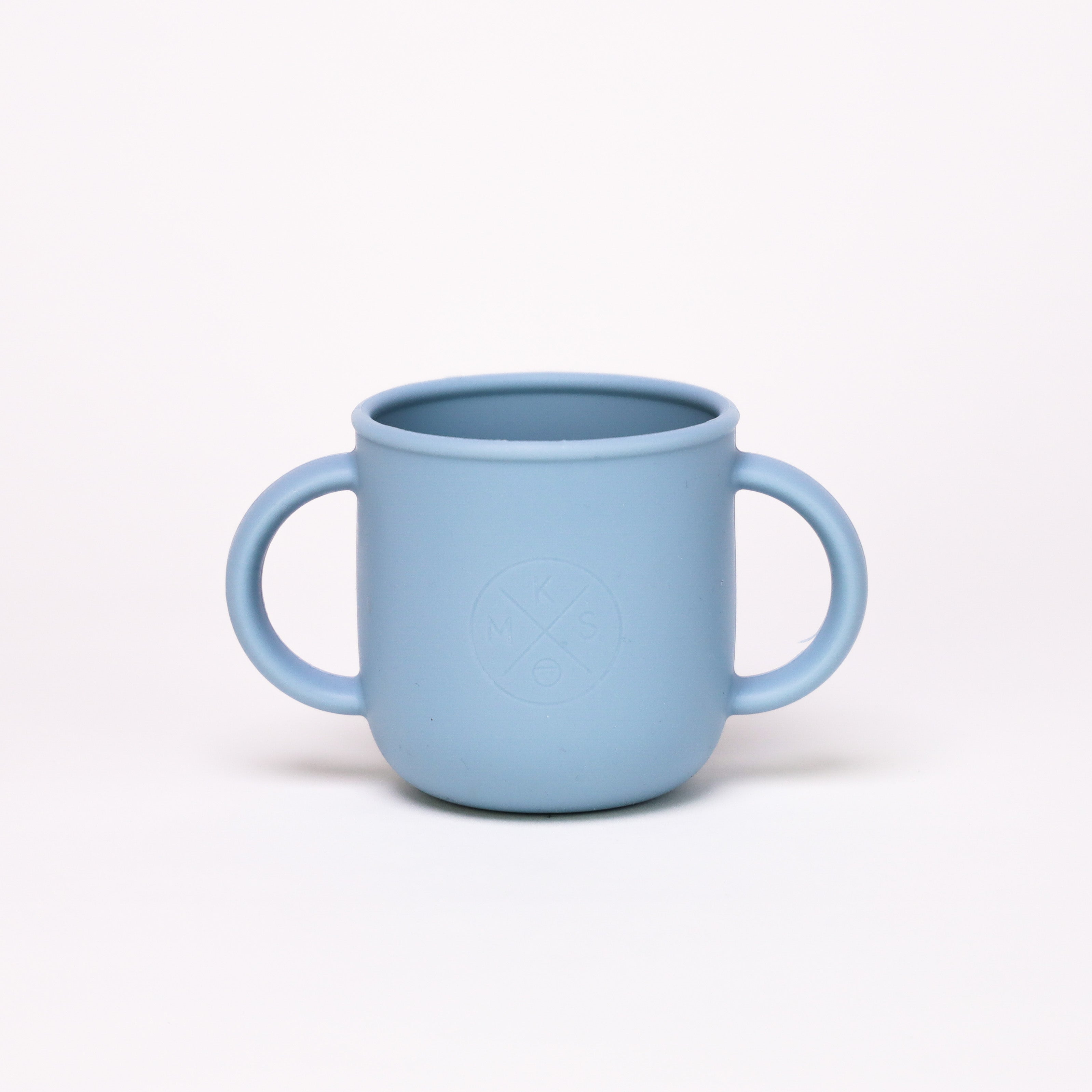 All-in-One Silicone Sippy Snack Cup Powder Blue