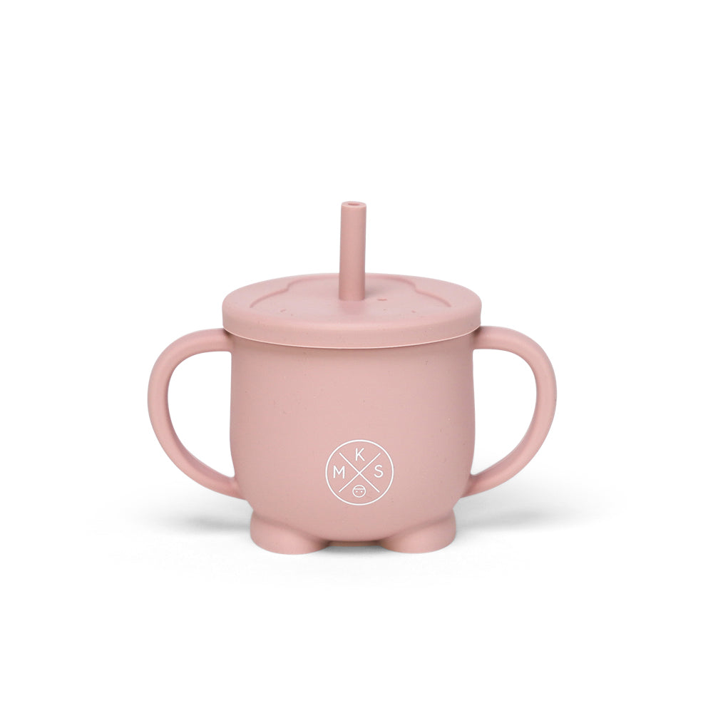 Penguin Silicone Straw Cup Lilac
