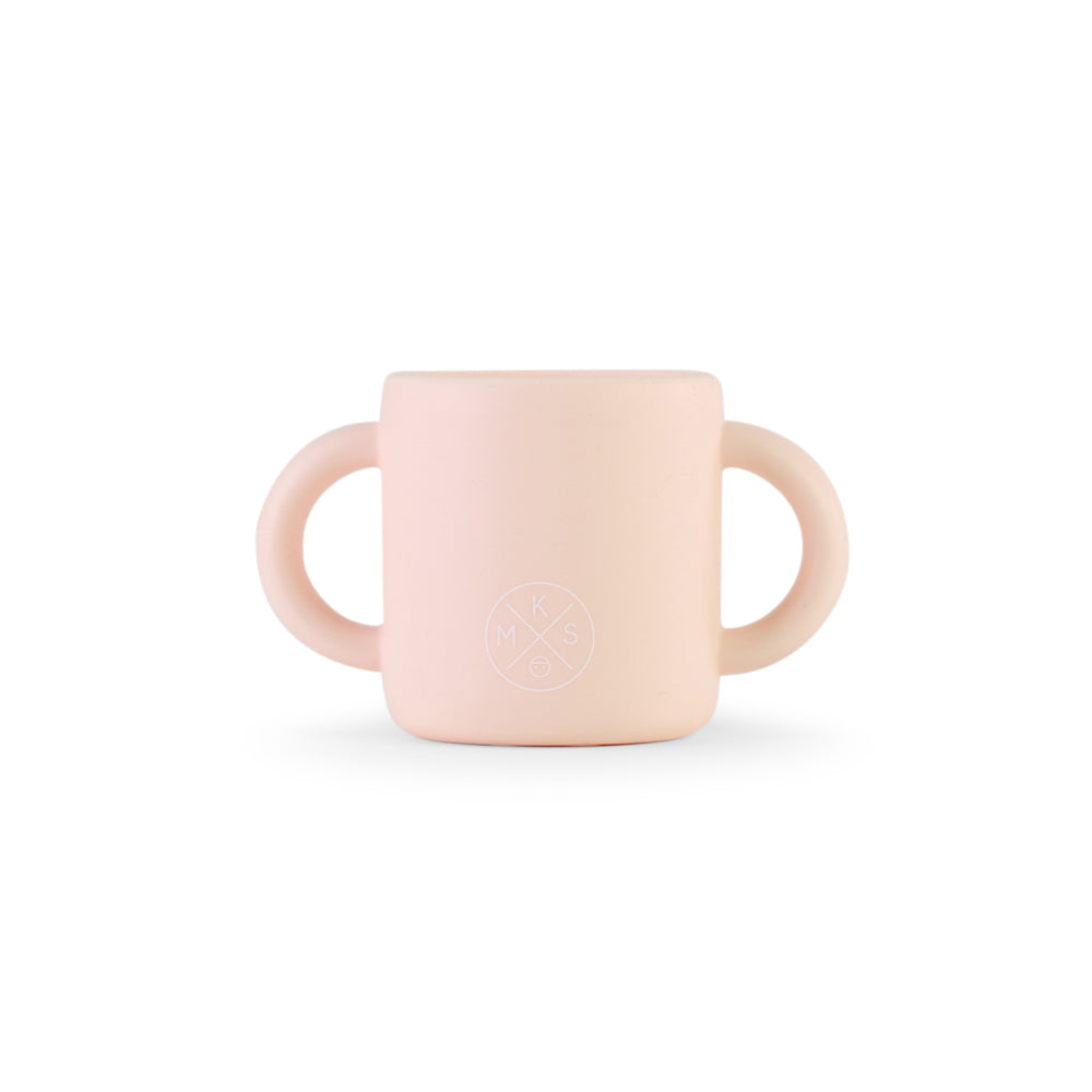 Silicone drinking cup for toddlers & kids - Soft Pink