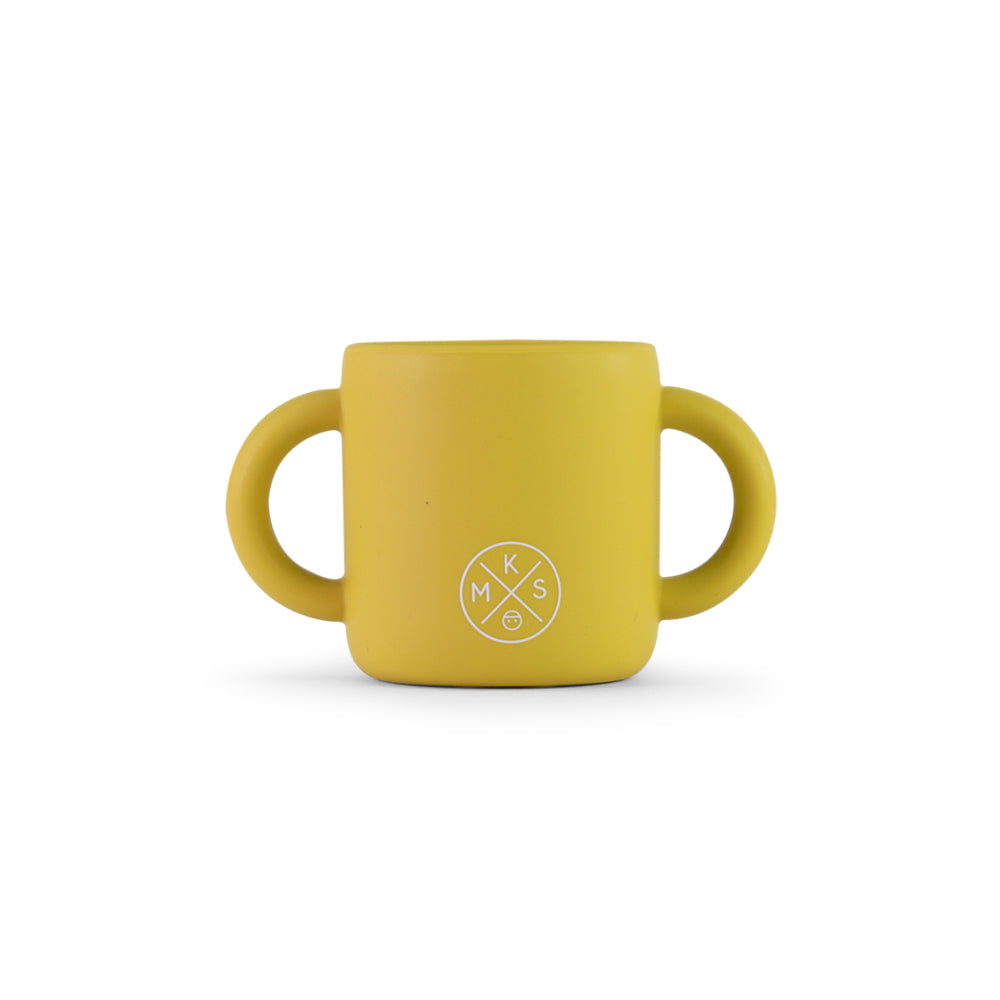 Silicone drinking cup for toddlers & kids Mustard Yellow