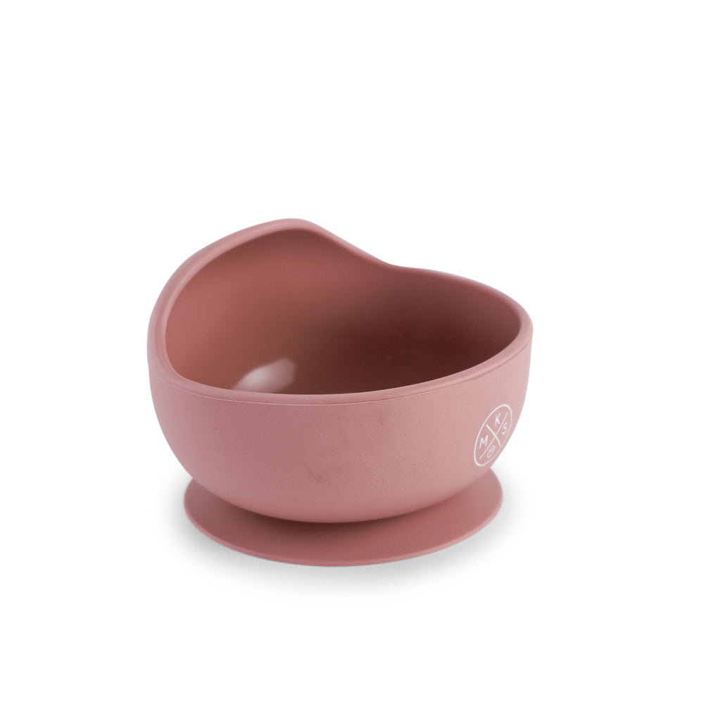 Silicone drinking cup with handle Brick red for toddlers by MKS Miminoo