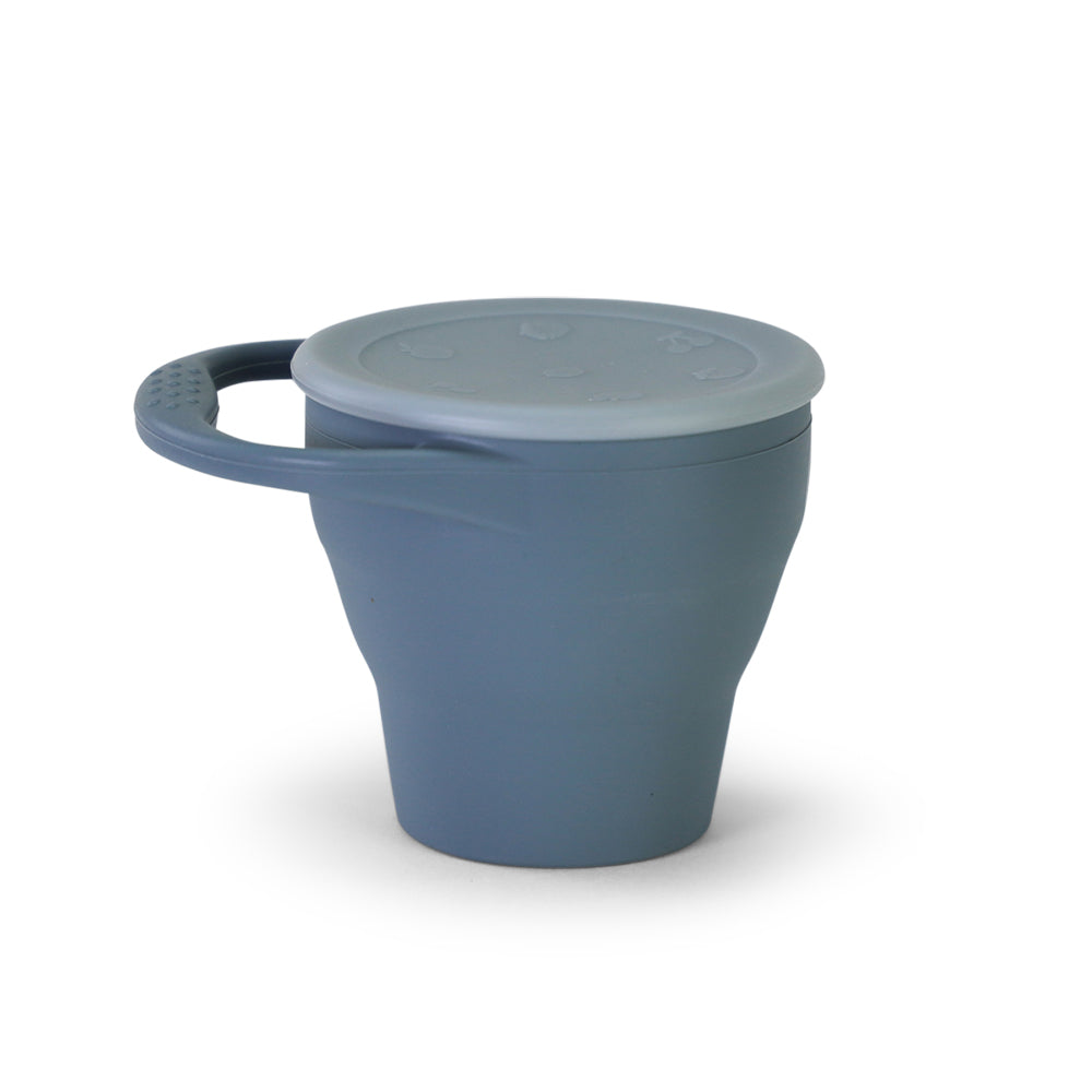 Collapsible Silicone Snack Cup - Charcoal