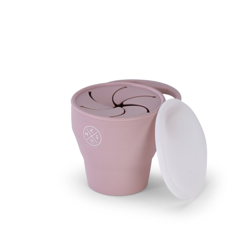 Collapsible Silicone Snack Cup - Lilac