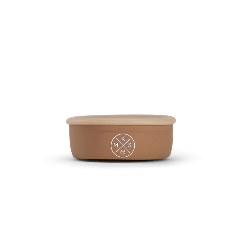 Collapsible Silicone Snack Cup - Taupe