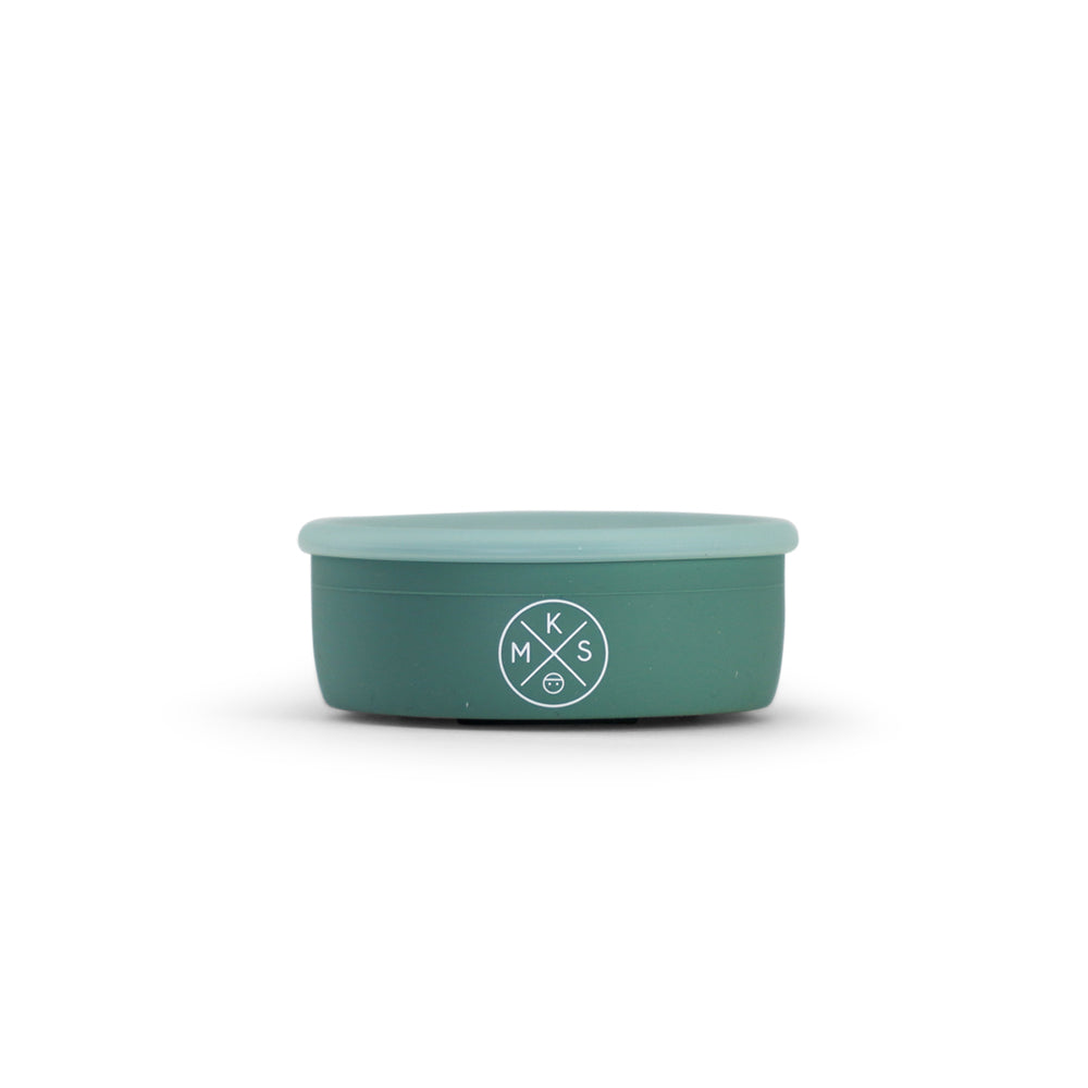 Collapsible Silicone Snack Cup - Duck Green