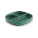 Suction plate compartments dinnerware babies silicone reusable durable unbreakable dinnerware mks miminoo arizona usa duck green