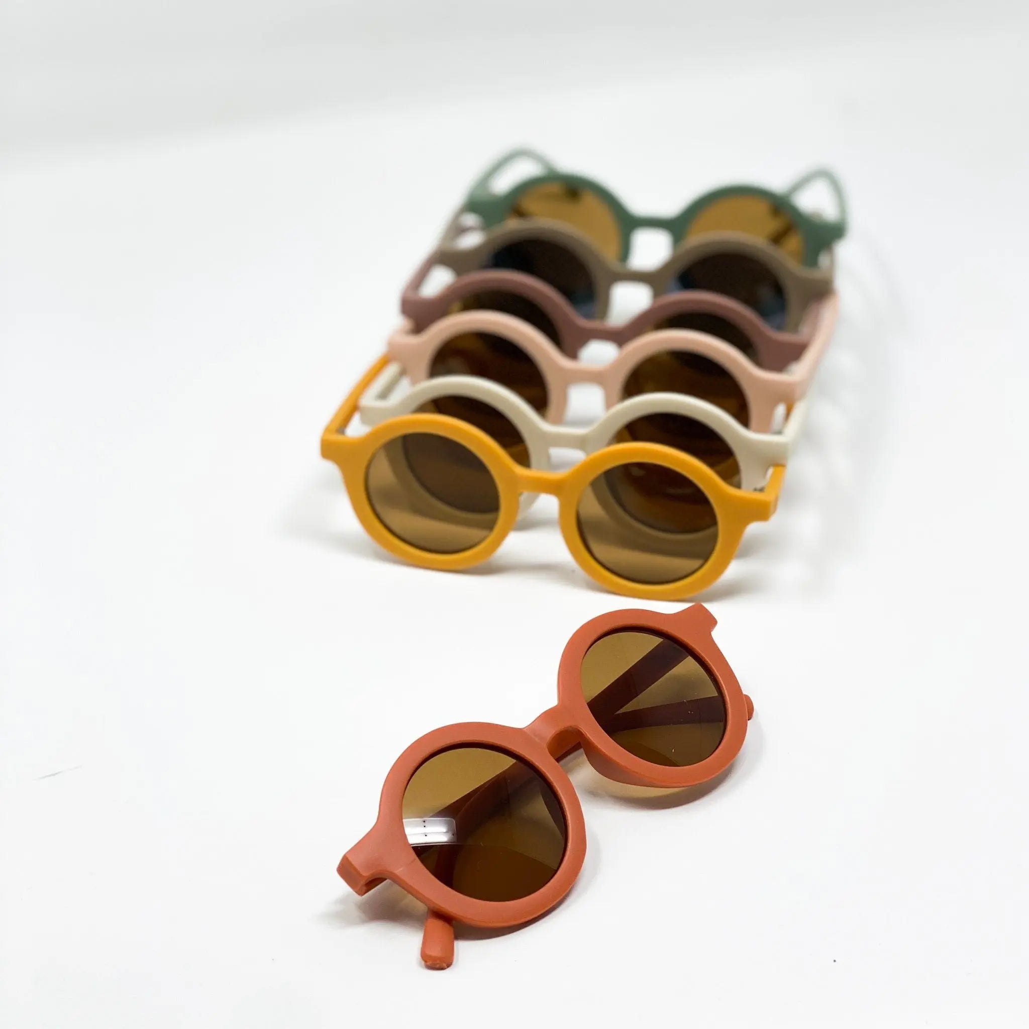 Sustainable UV400 Kids Sunglasses Brick - MKS Miminoo