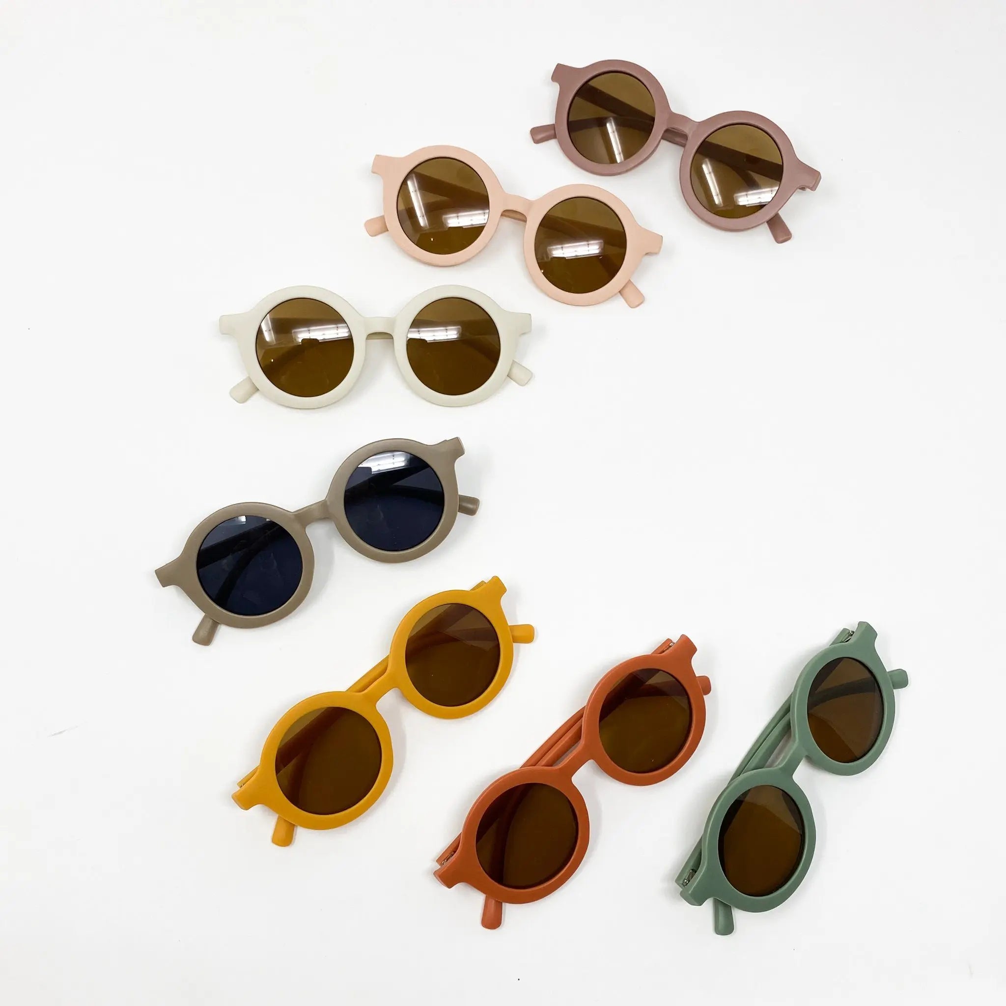 Sustainable UV400 Kids Sunglasses Brick - MKS Miminoo