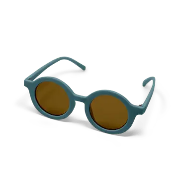 Sustainable UV400 Kids Sunglasses Petroleum - MKS Miminoo